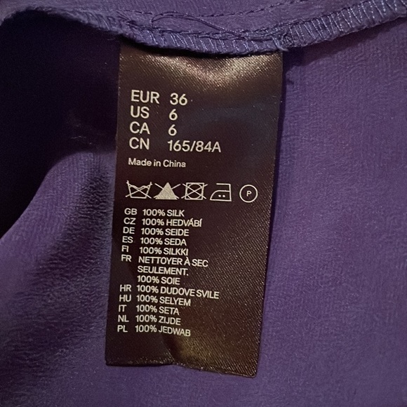 H&MxLanvin 100% silk dress - Picture 4 of 5